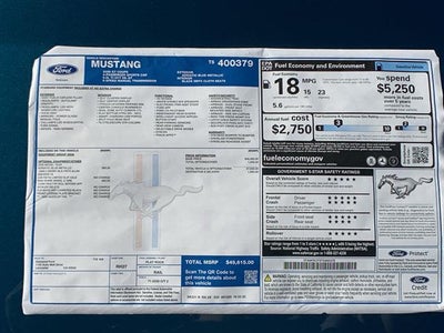2026 Ford Mustang GT Fastback