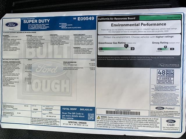 2025 Ford Super Duty F-350 DRW XL 2WD Reg Cab 169" WB 84" CA