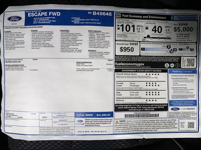 2024 Ford Escape PHEV
