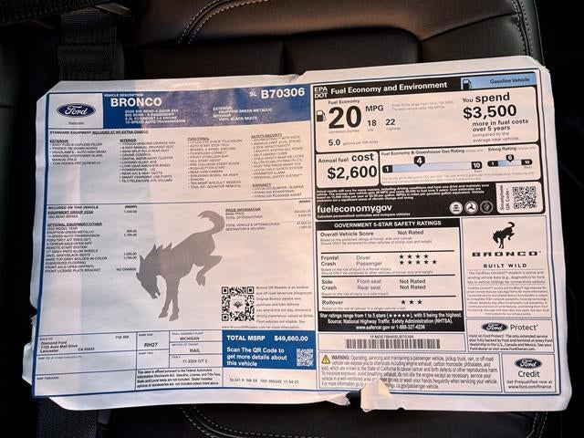 2025 Ford Bronco Big Bend 4 Door 4x4