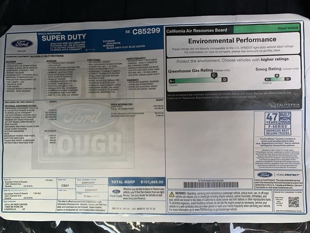 2025 Ford Super Duty F-350 SRW XL 4WD Crew Cab 6.75' Box