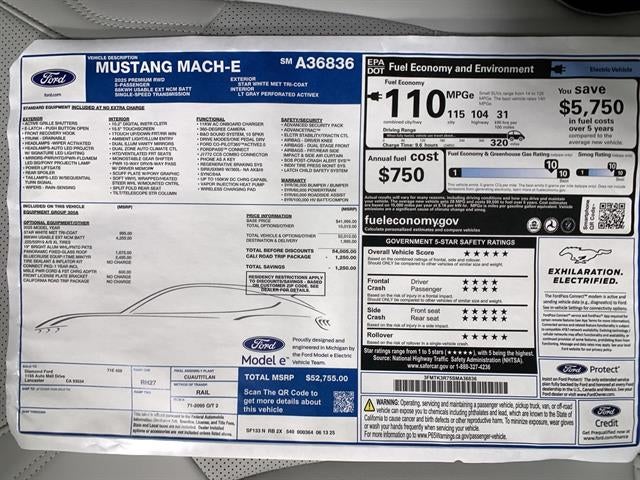 2025 Ford Mustang Mach-E Premium RWD