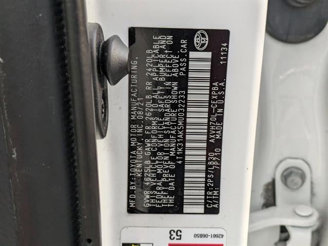 2021 Toyota Camry XSE