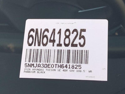 2026 Hyundai Tucson SE FWD