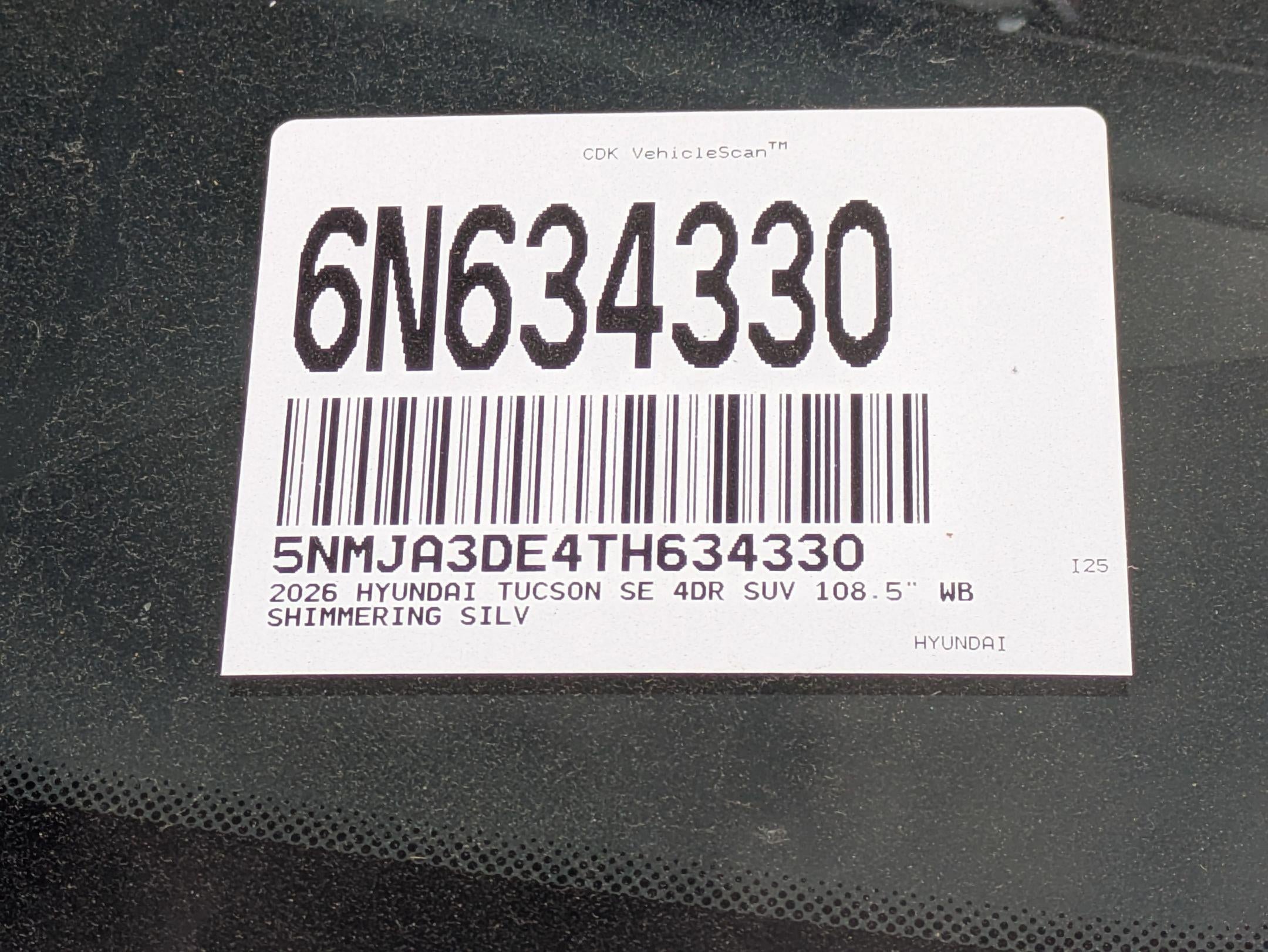 2026 Hyundai Tucson SE FWD