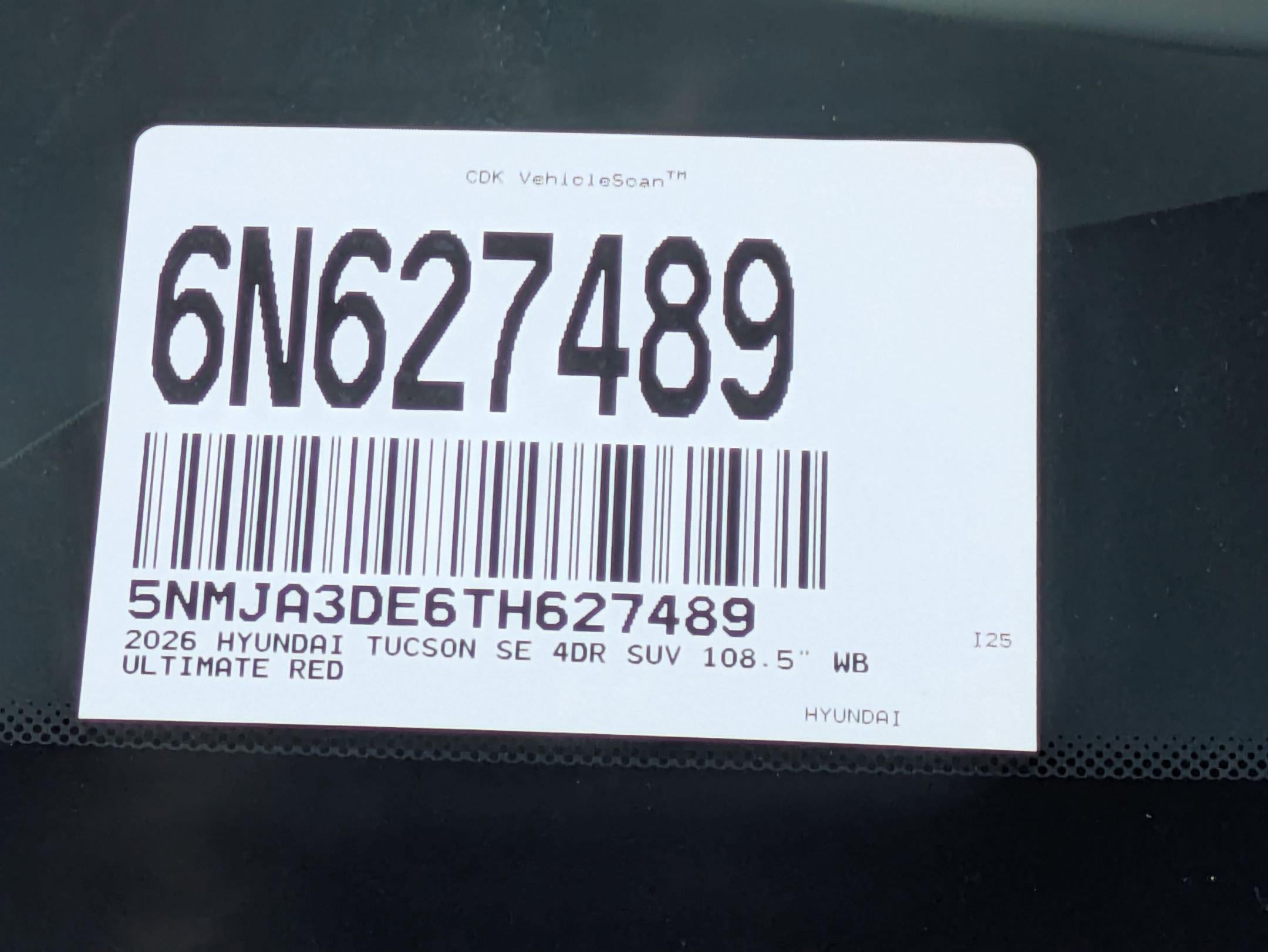 2026 Hyundai Tucson SE FWD