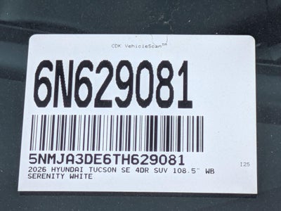 2026 Hyundai Tucson SE FWD