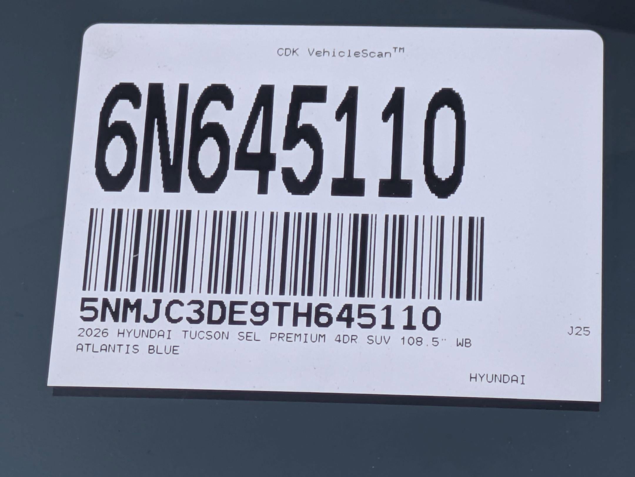 2026 Hyundai Tucson SEL Premium FWD