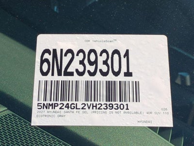 2027 Hyundai Santa Fe SEL FWD