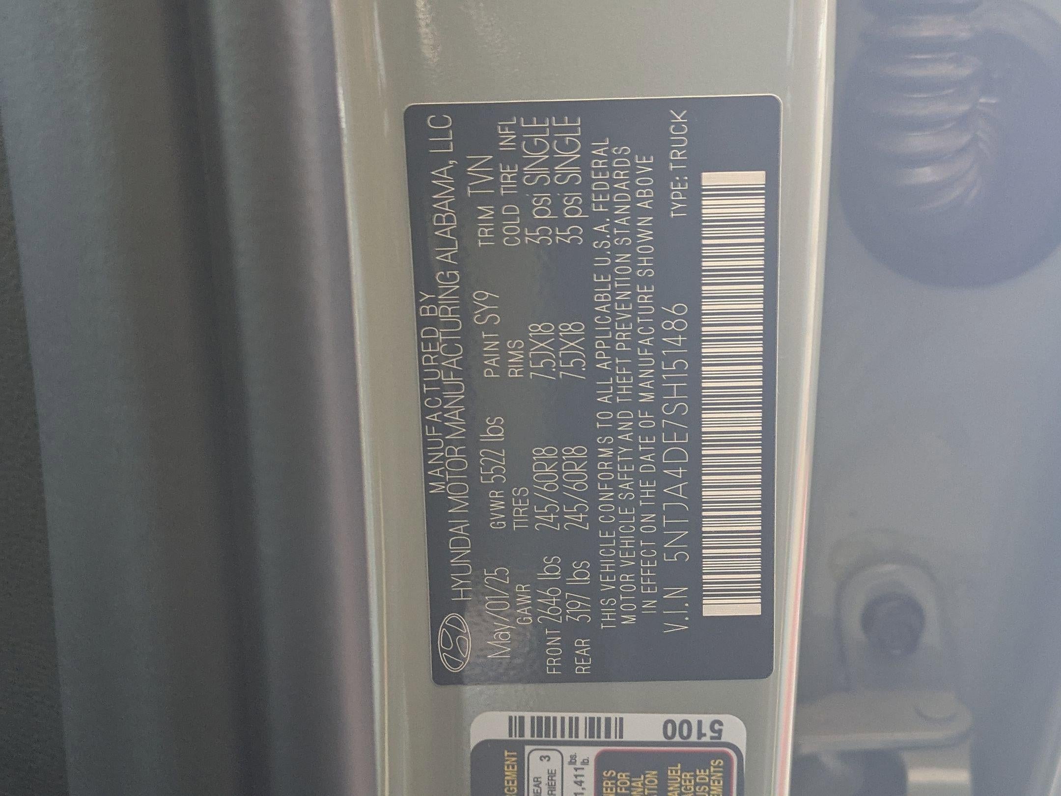 2025 Hyundai Santa Cruz SE FWD