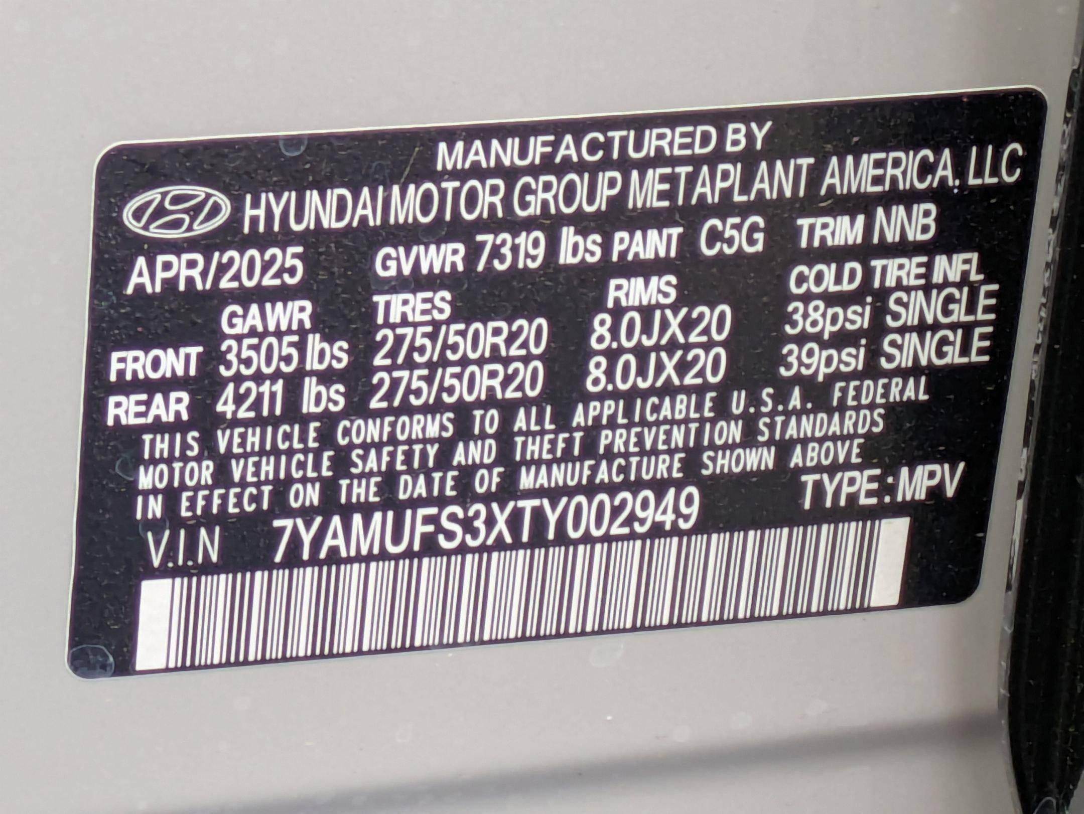 2026 Hyundai IONIQ 9 SEL