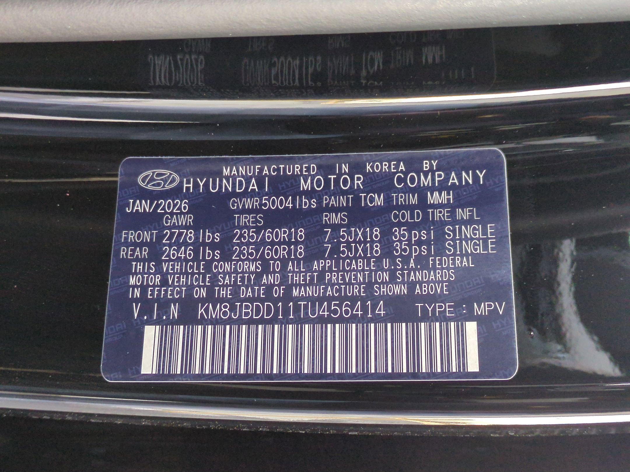 2026 Hyundai Tucson Hybrid SEL AWD