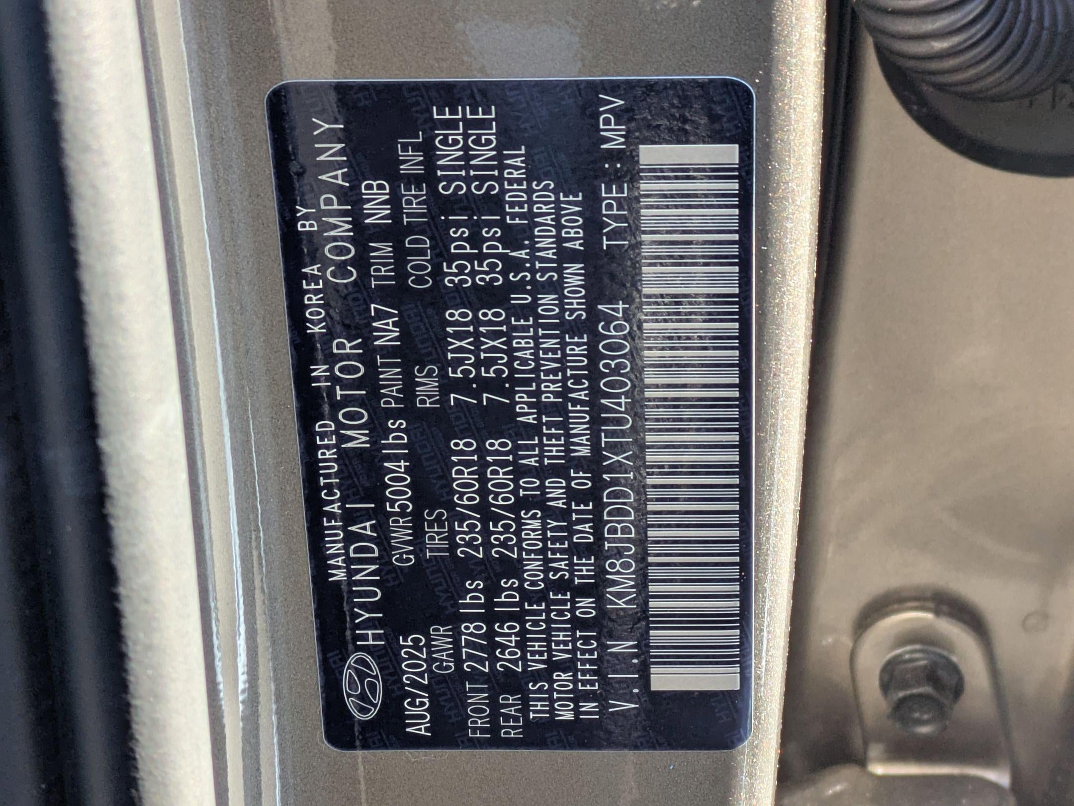 2026 Hyundai Tucson Hybrid SEL AWD