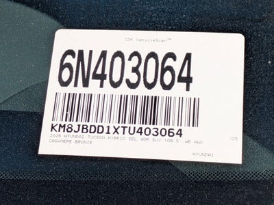 2026 Hyundai Tucson Hybrid SEL AWD