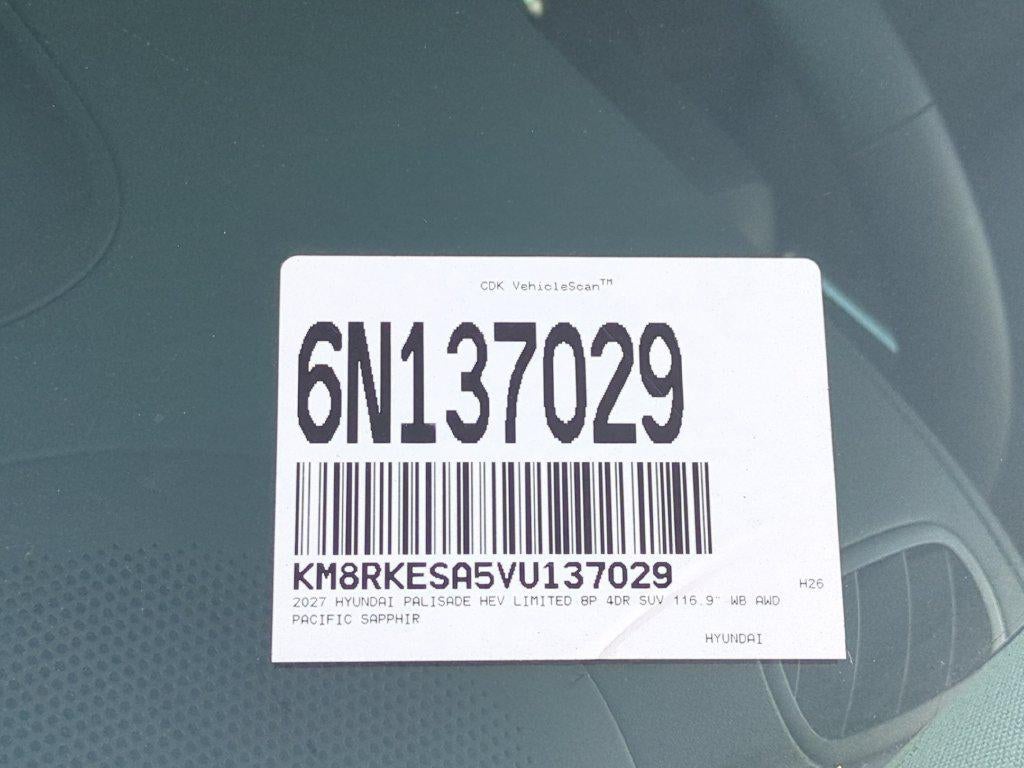 2027 Hyundai Palisade Hybrid Limited 8P