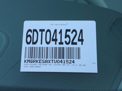 2026 Hyundai Palisade Hybrid Limited