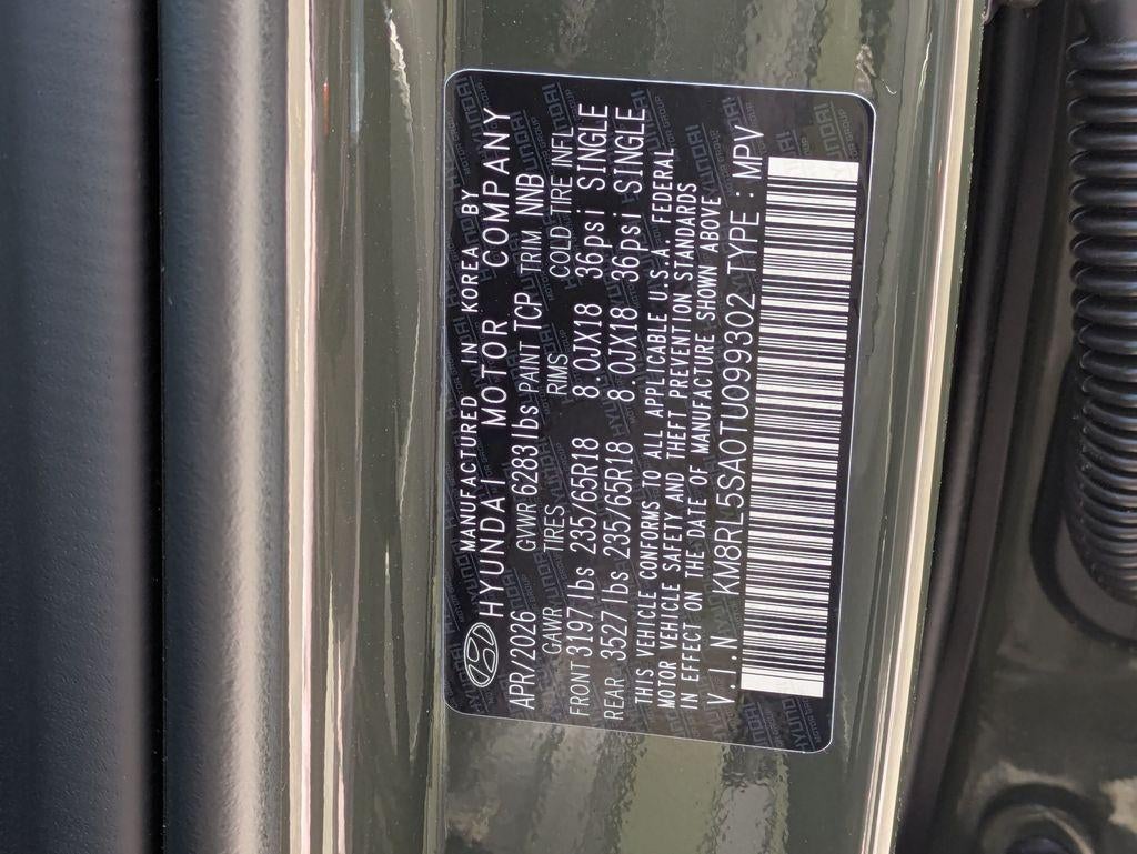 2026 Hyundai Palisade Hybrid Blue SEL 7P