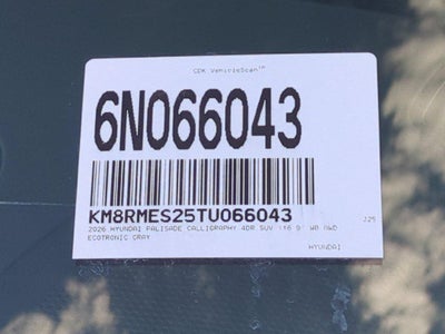 2026 Hyundai Palisade Calligraphy AWD