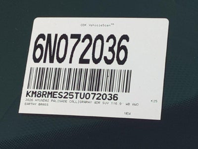 2026 Hyundai Palisade Calligraphy AWD