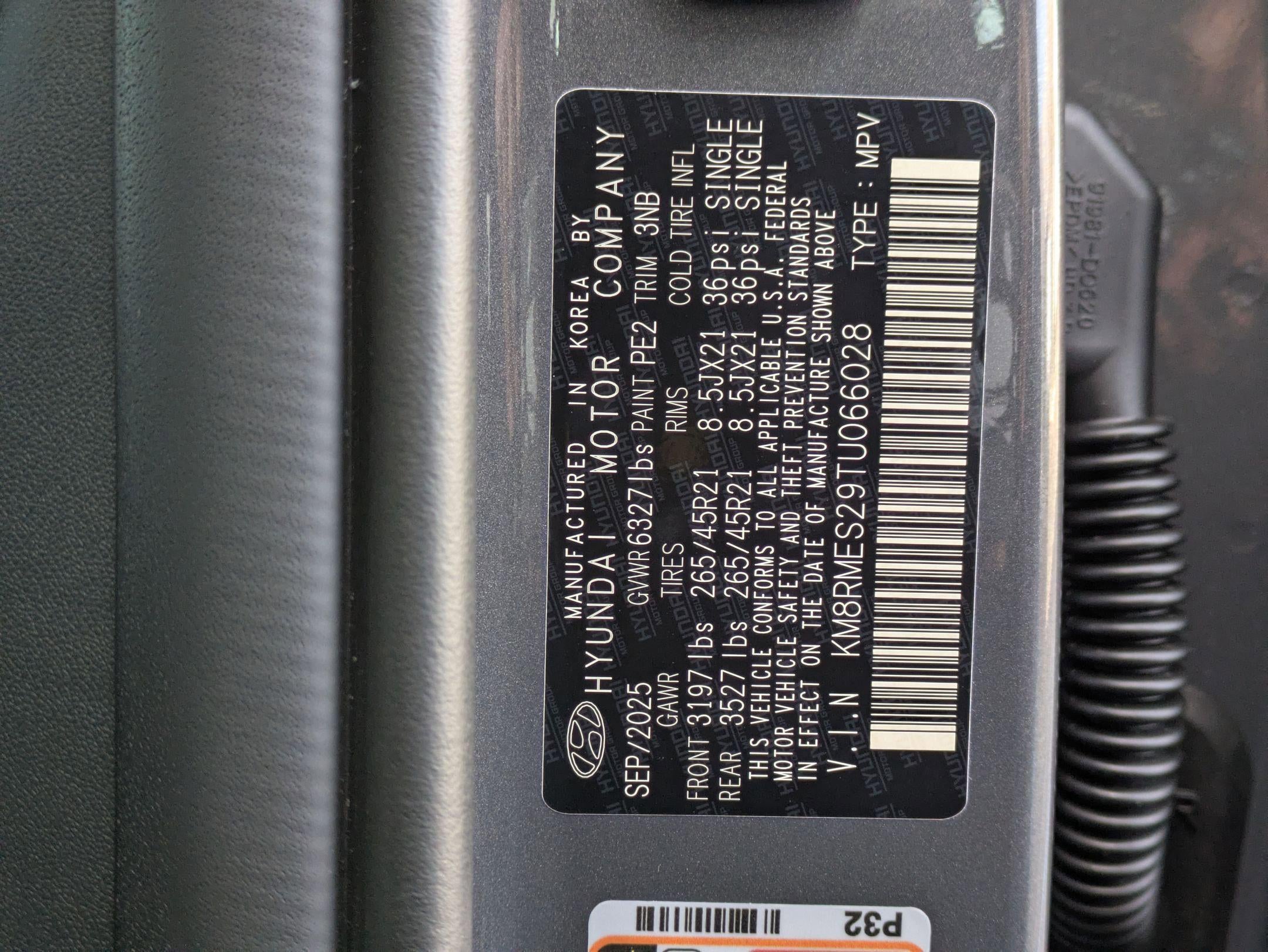 2026 Hyundai Palisade Calligraphy AWD