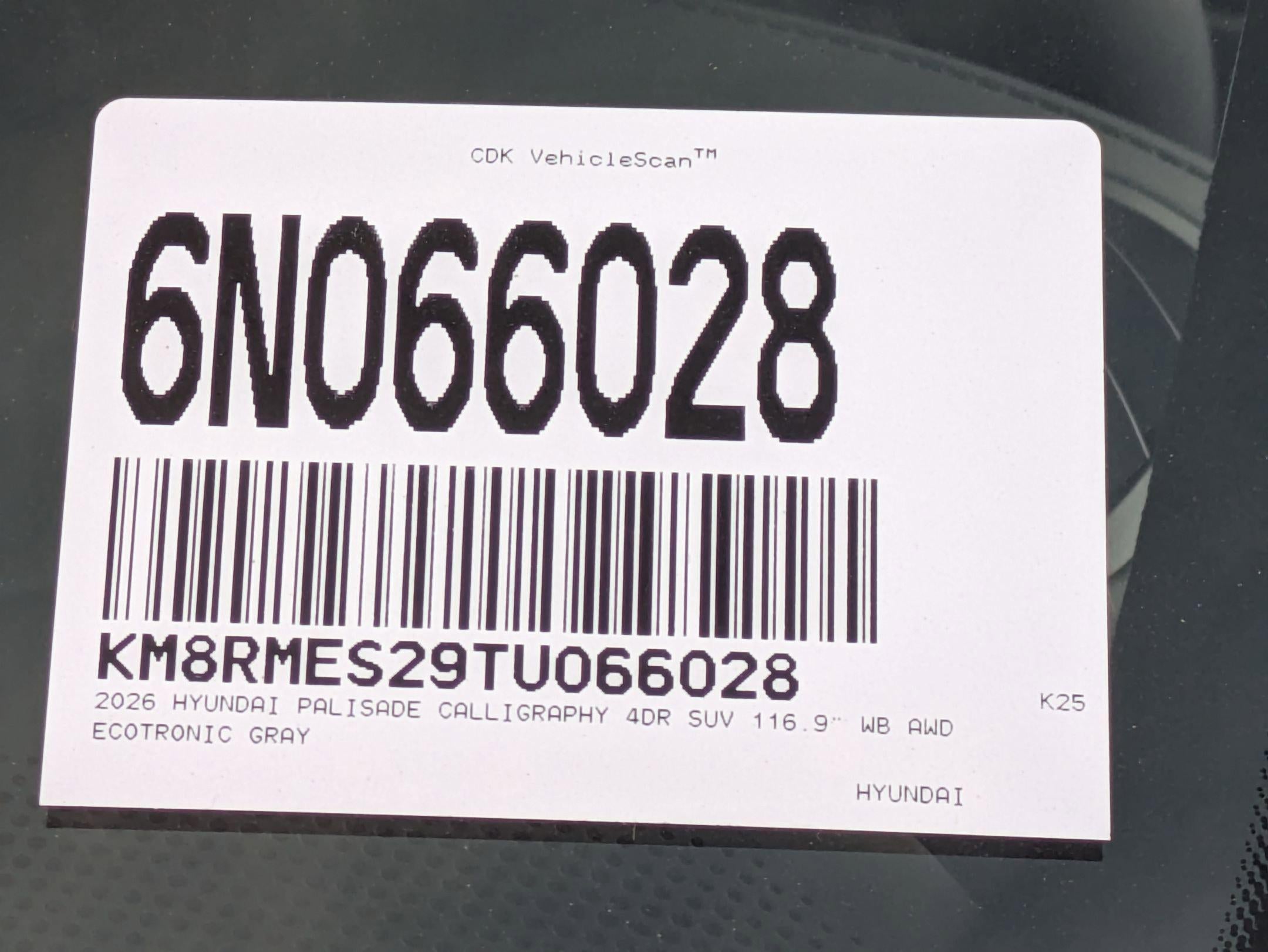 2026 Hyundai Palisade Calligraphy AWD