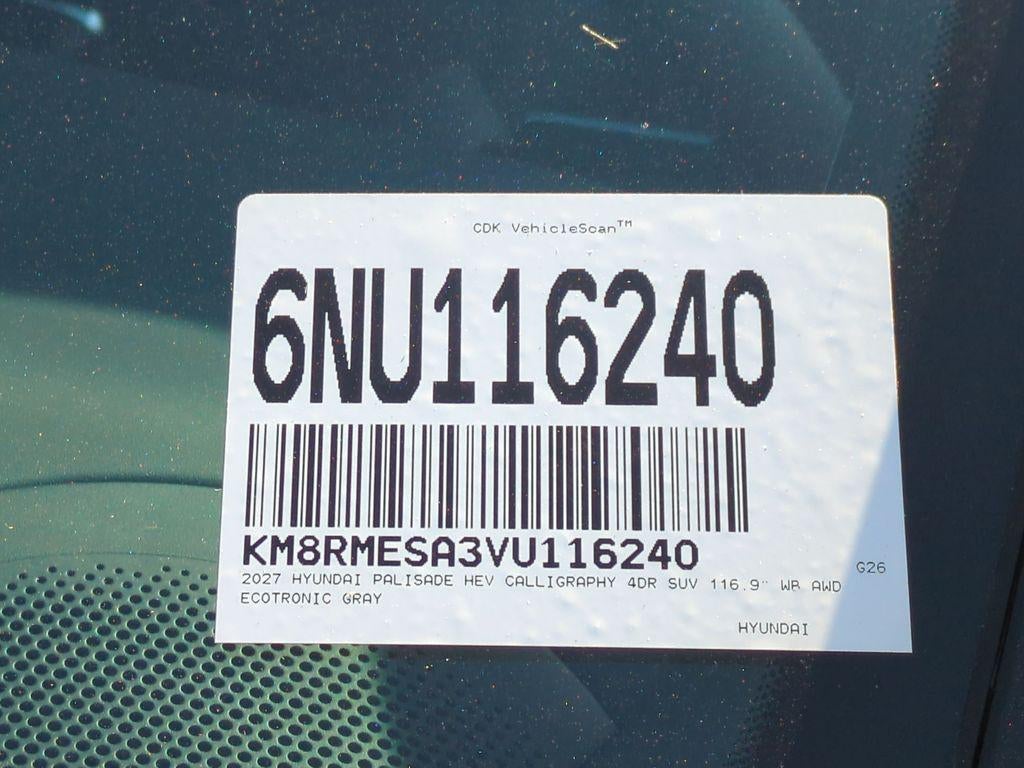 2027 Hyundai Palisade Hybrid Calligraphy