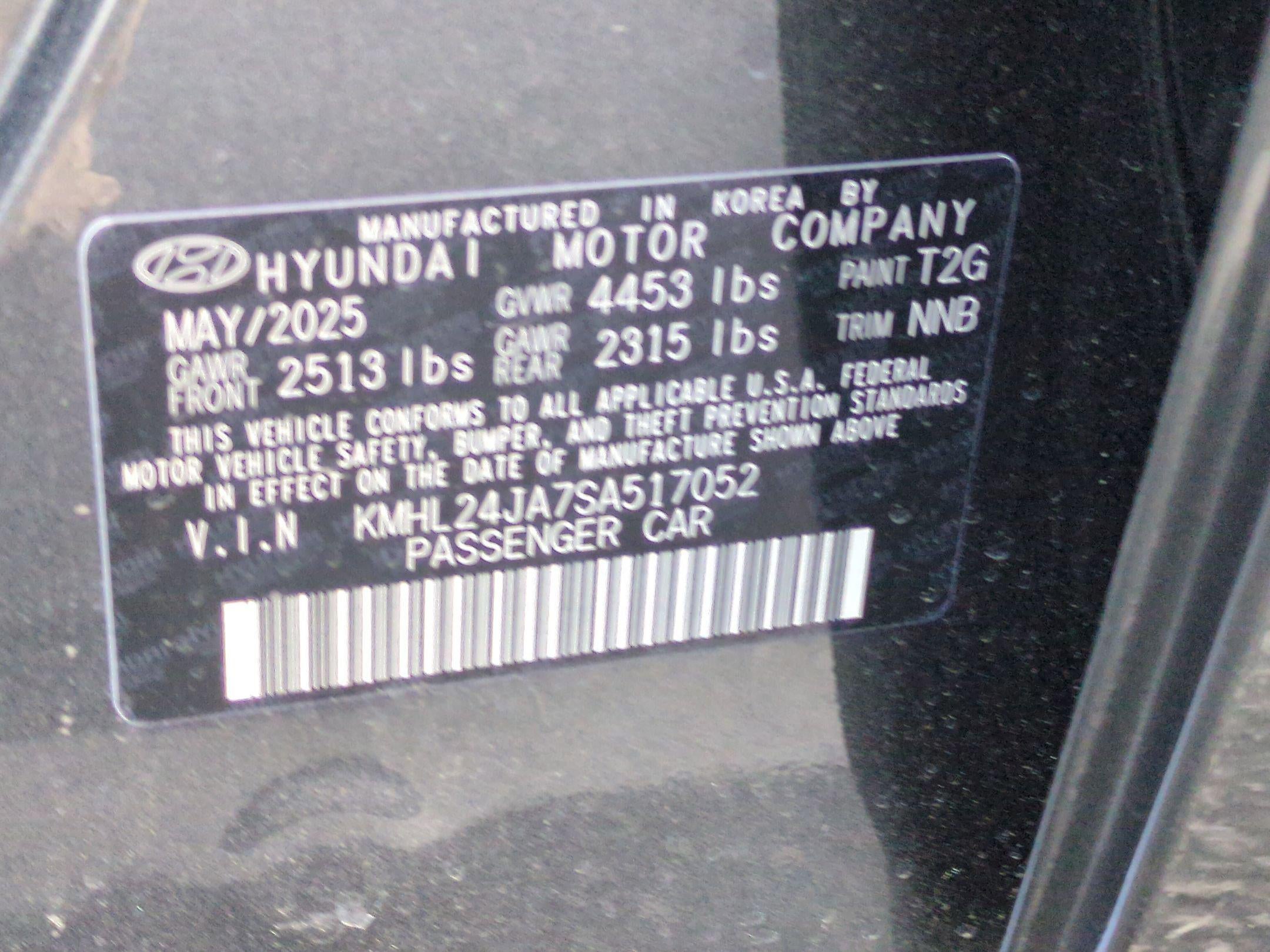 2025 Hyundai Sonata SE