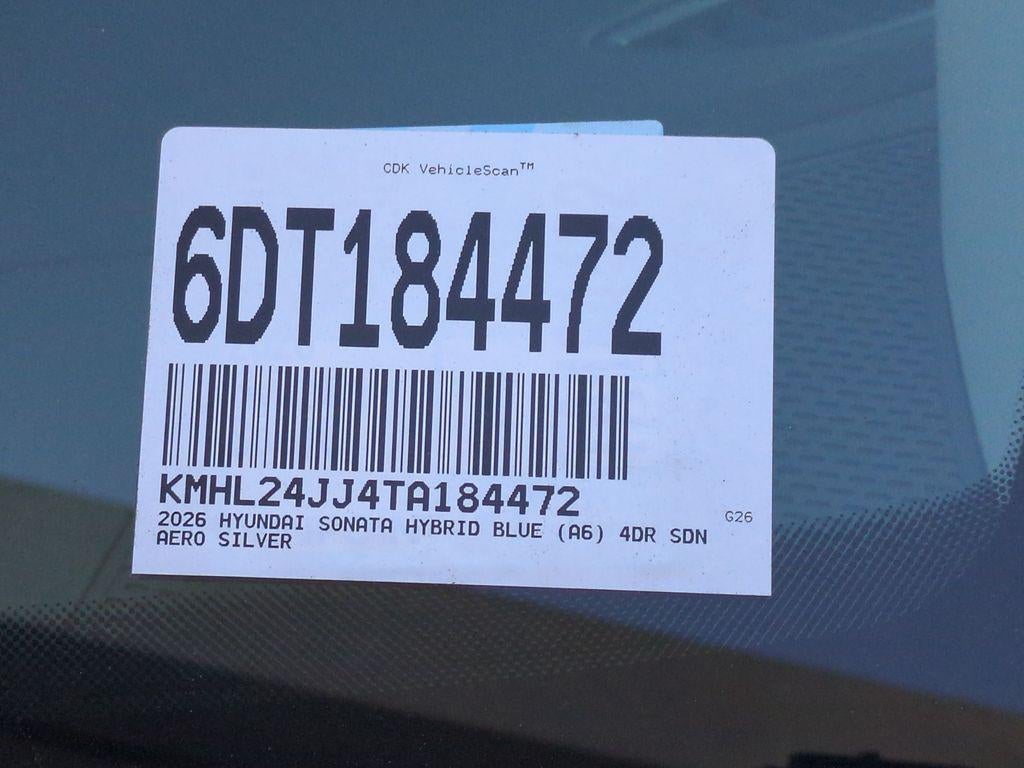 2026 Hyundai Sonata Hybrid Blue