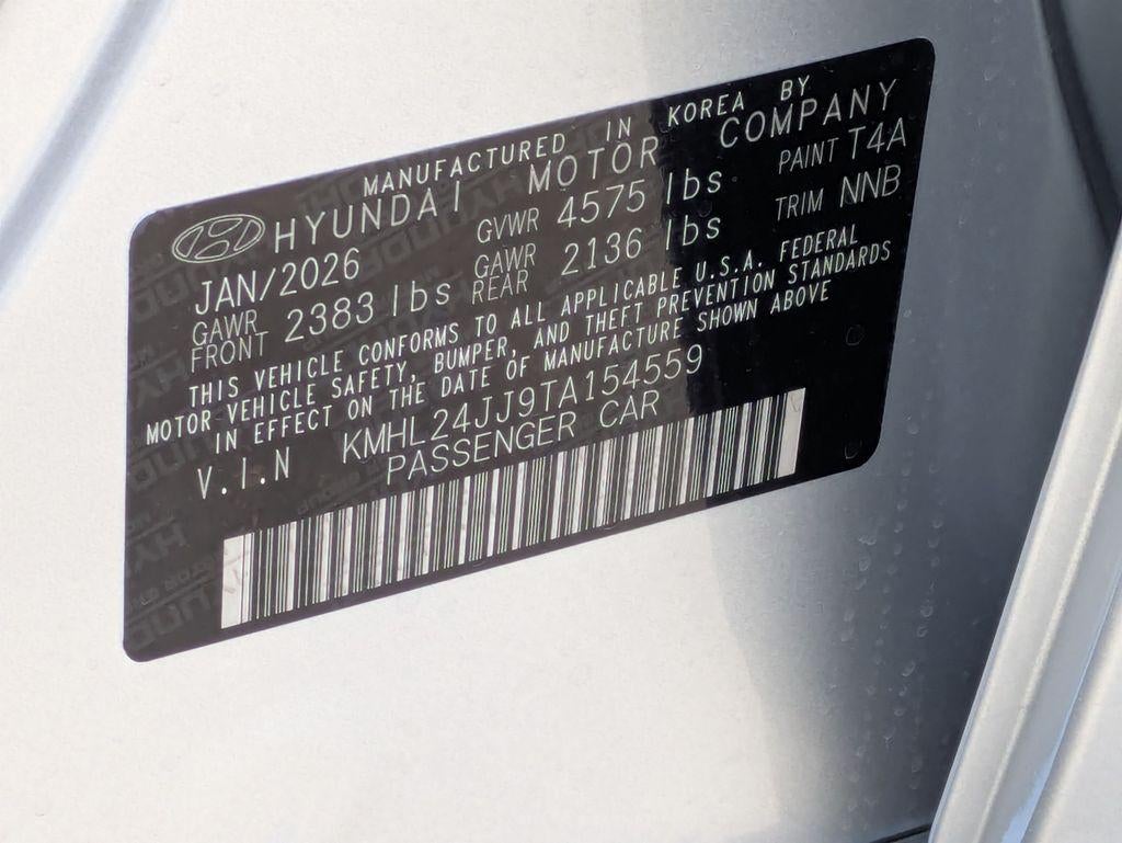 2026 Hyundai Sonata Hybrid Blue