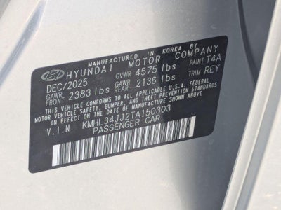 2026 Hyundai Sonata Hybrid SEL