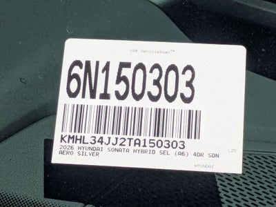 2026 Hyundai Sonata Hybrid SEL