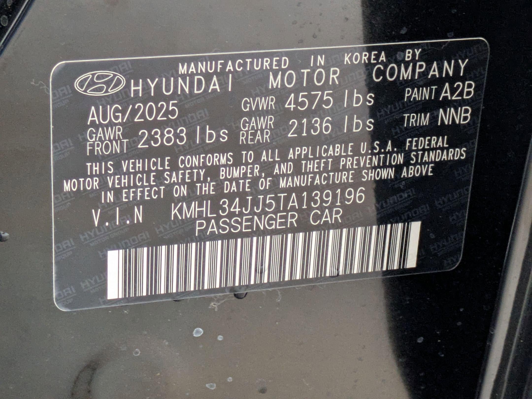 2026 Hyundai Sonata Hybrid SEL