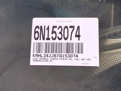 2026 Hyundai Sonata Hybrid SEL