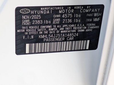 2026 Hyundai Sonata Hybrid Limited