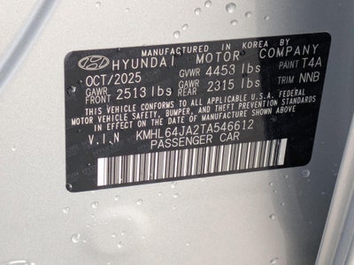 2026 Hyundai Sonata SEL Sport