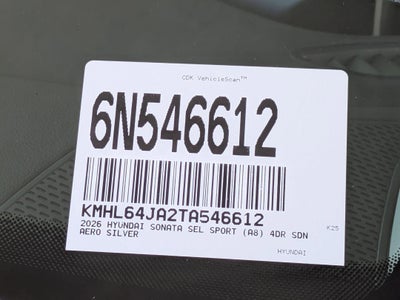 2026 Hyundai Sonata SEL Sport