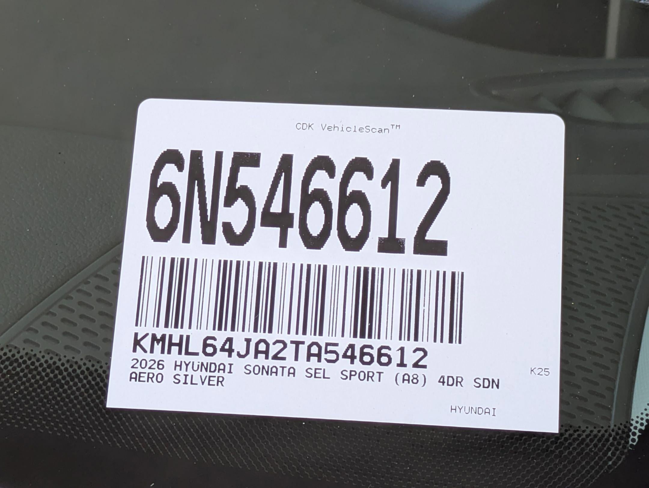 2026 Hyundai Sonata SEL Sport