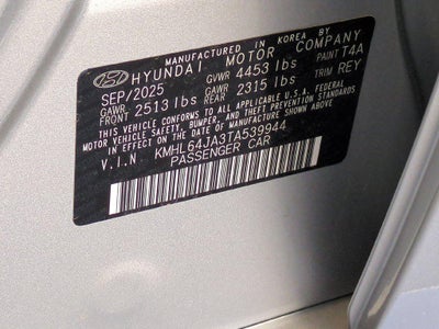 2026 Hyundai Sonata SEL Sport