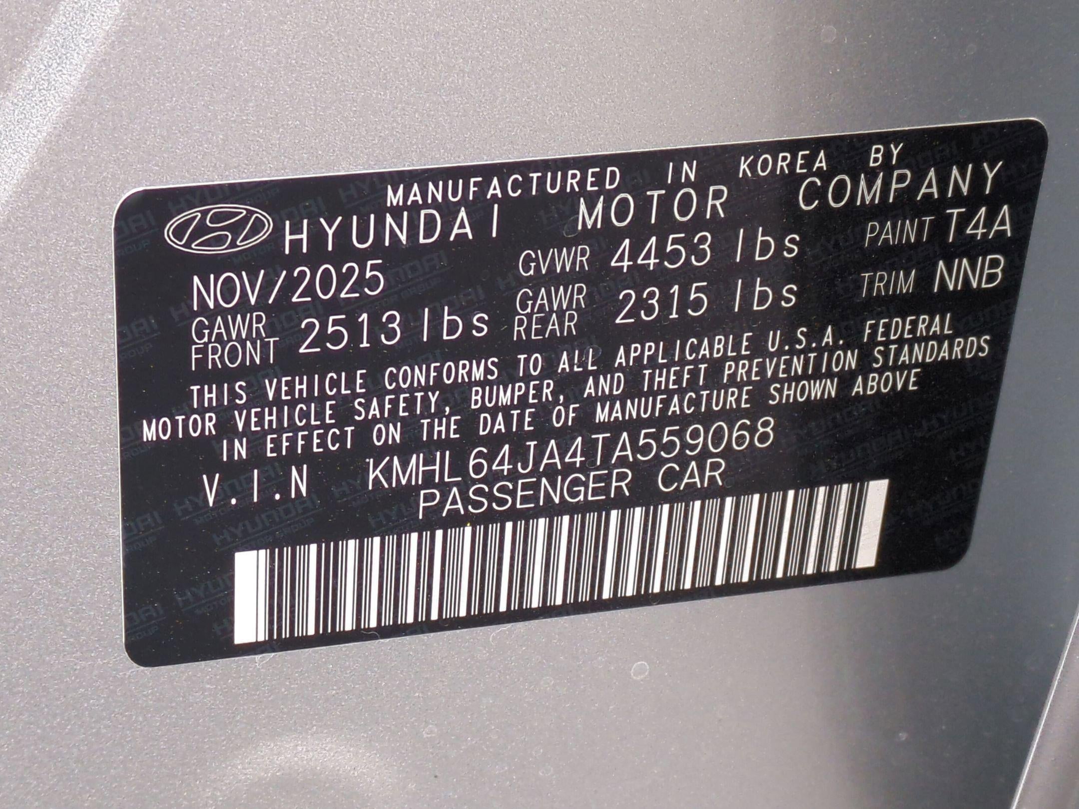 2026 Hyundai Sonata SEL Sport