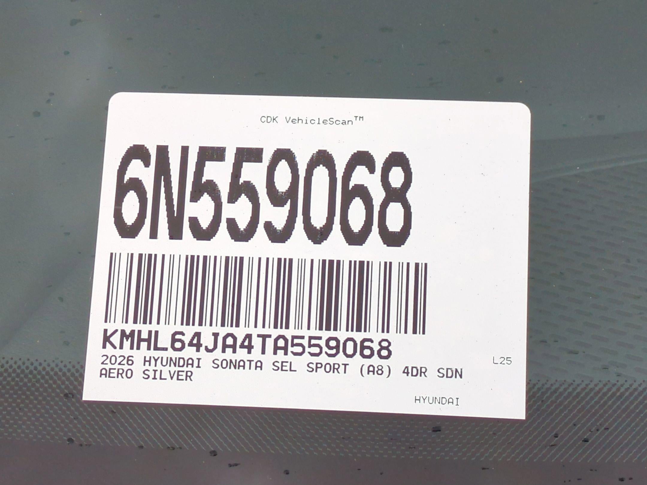 2026 Hyundai Sonata SEL Sport