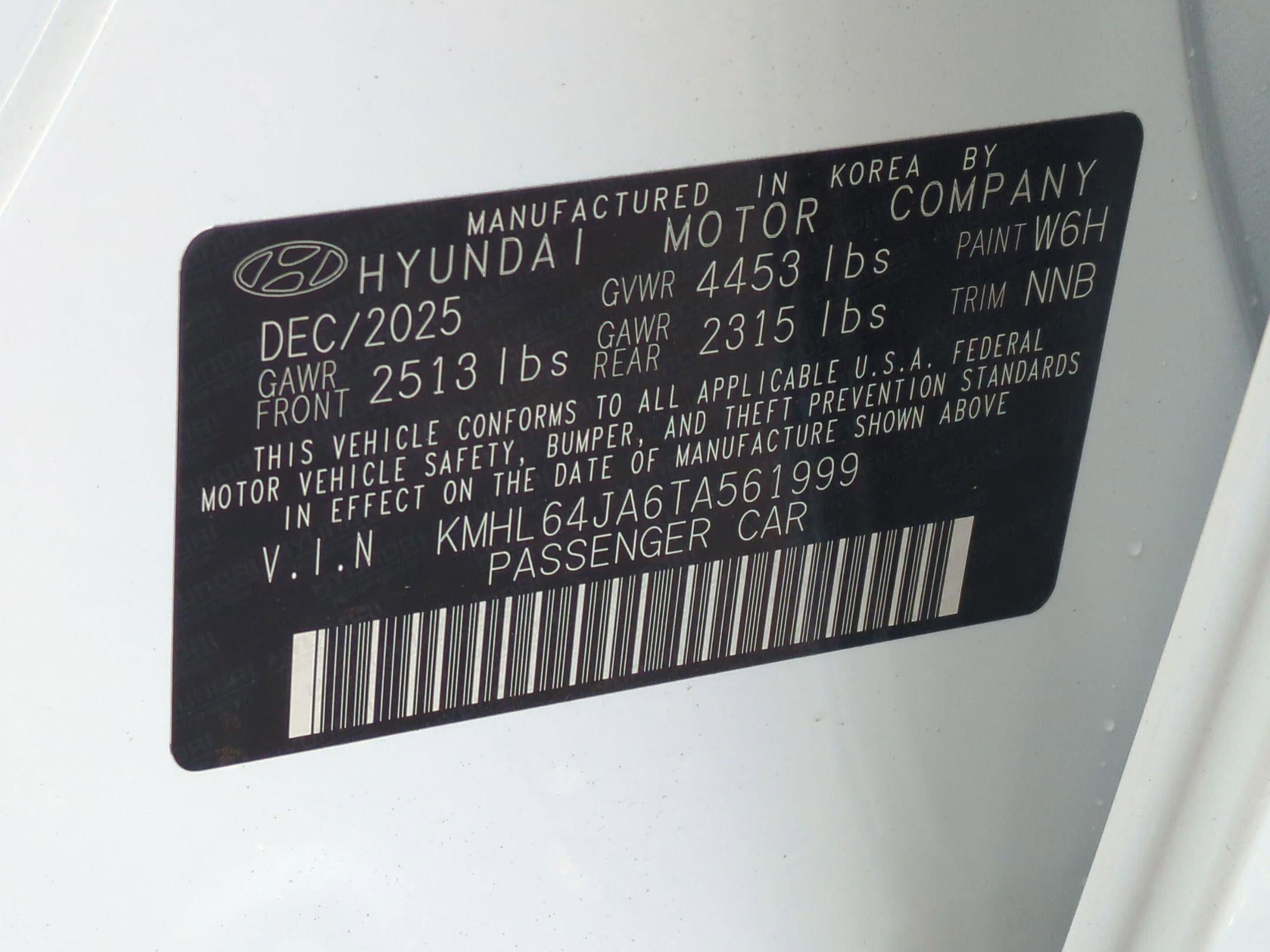 2026 Hyundai Sonata SEL Sport