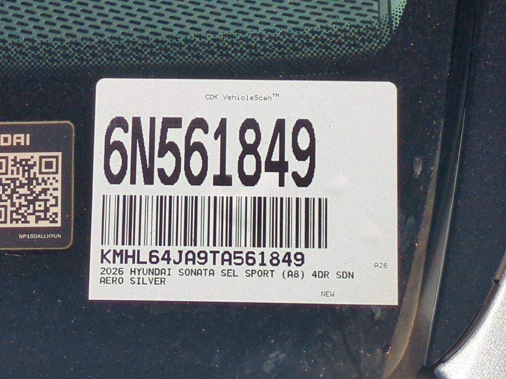 2026 Hyundai Sonata SEL Sport