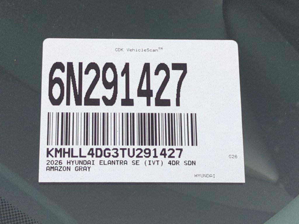2026 Hyundai Elantra SE