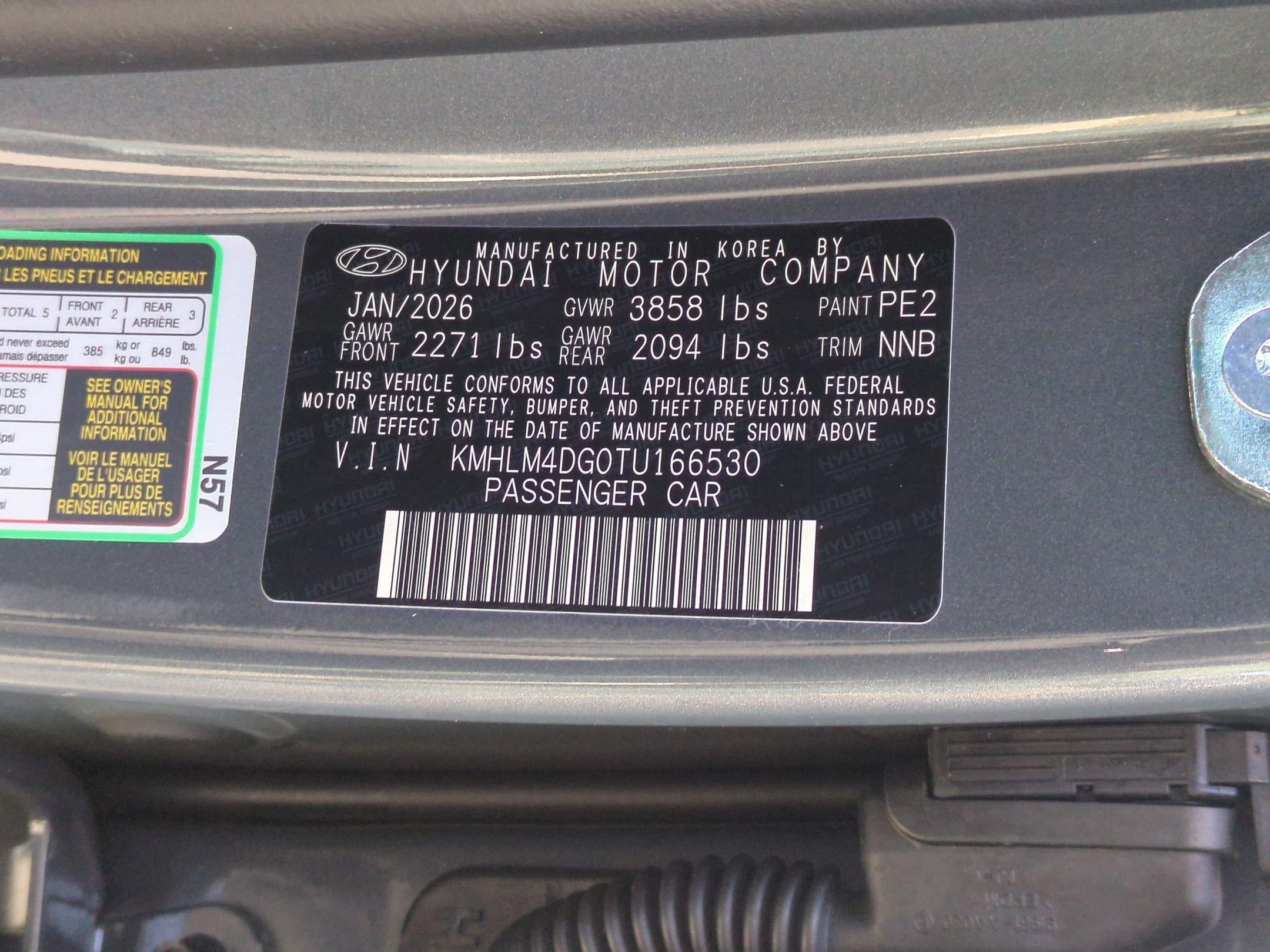 2026 Hyundai Elantra SEL Sport