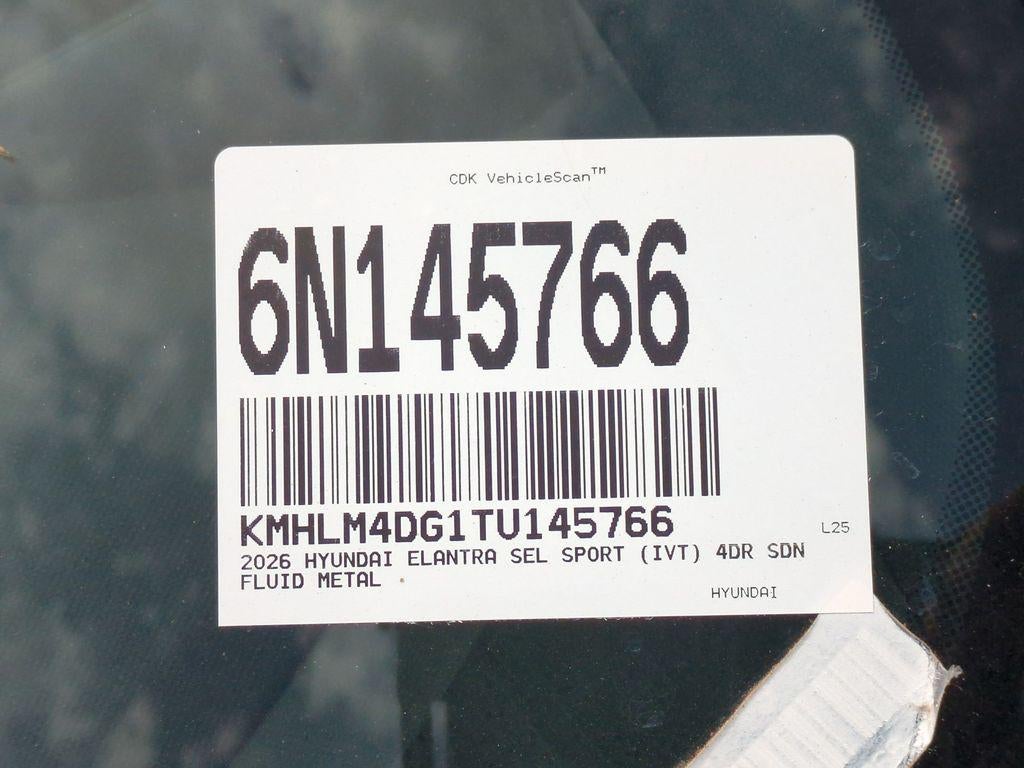 2026 Hyundai Elantra SEL Sport