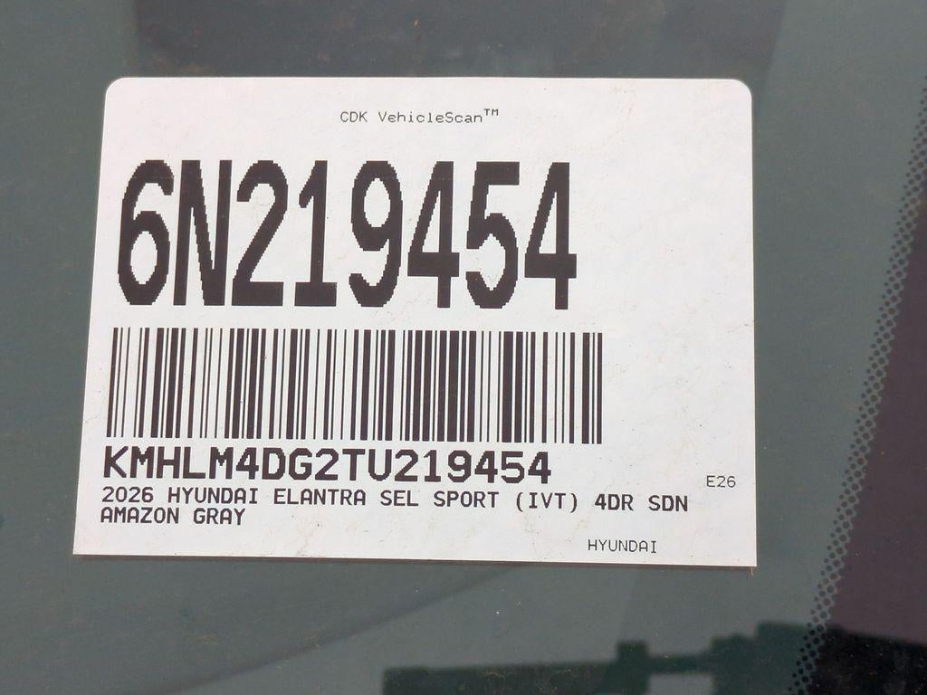 2026 Hyundai Elantra SEL Sport