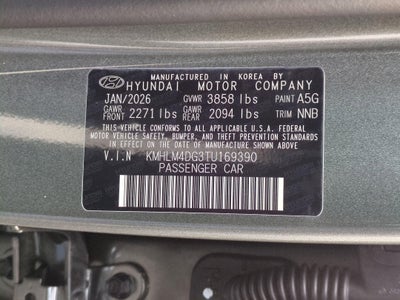 2026 Hyundai Elantra SEL Sport