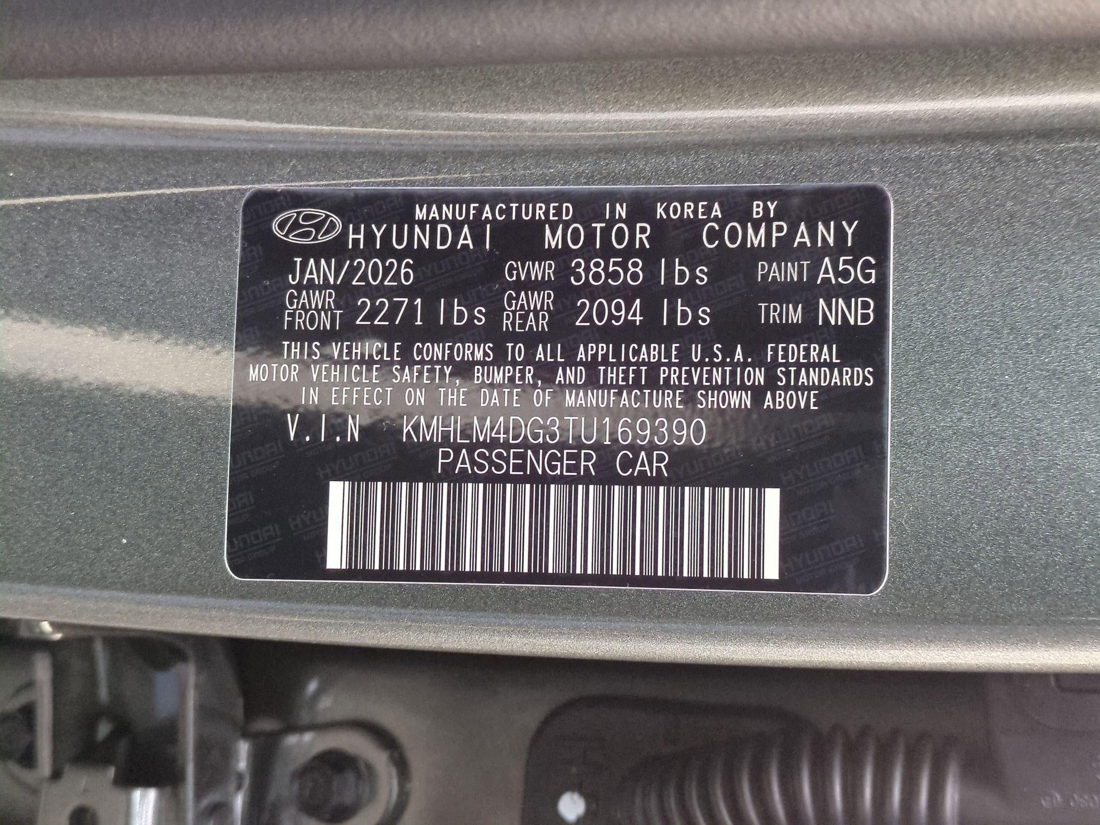 2026 Hyundai Elantra SEL Sport