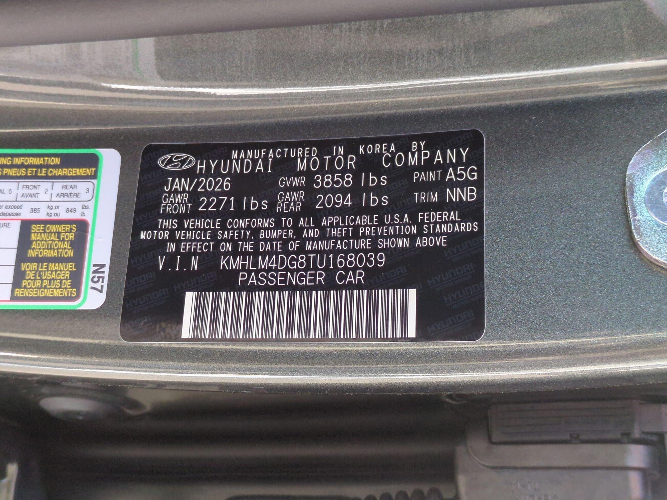 2026 Hyundai Elantra SEL Sport