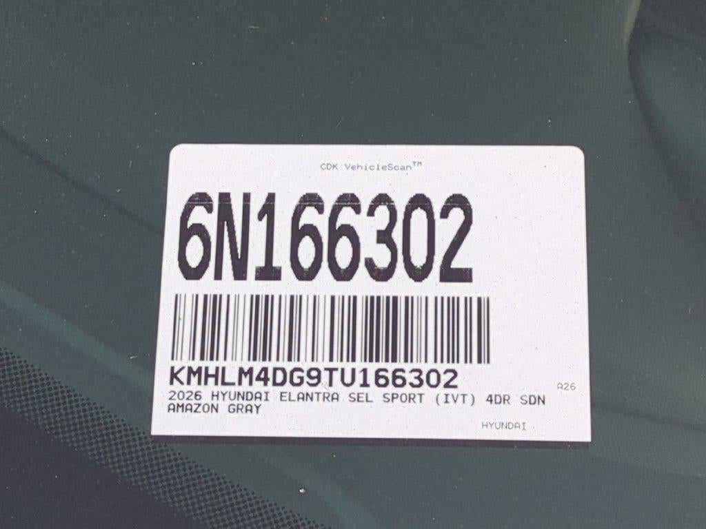 2026 Hyundai Elantra SEL Sport